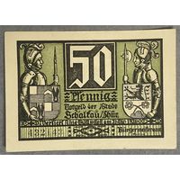 Нотгельд 50 пфеннигов 1921 год. Шалькау,. Веймарская республика