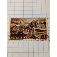 Марка  Швейцария 1941