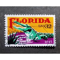 Марка США 1995 год 150 лет штату Флорида