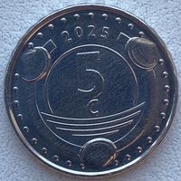 Синт-Мартен (Автономия в составе Нидерландов) 5 центов 2025 г.