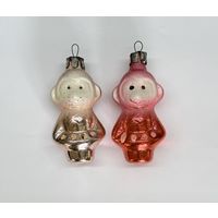 Елочная игрушка обезьяна СССР цена за единицу К.5