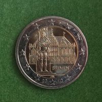 Германия 2 евро 2010 (D) "Бремен".
