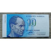 Werty71 Финляндия 10 марок 1986 UNC Банкнота