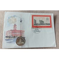 ГДР 5 марок, 1987 750 лет Берлину – Красная Ратуша UNC