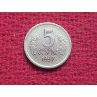Узбекистан 5 сум ( сумов ) 1997 г.