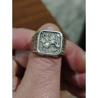 Перстень серебро