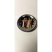 Магнитик на холодильник ЕГИПЕТ. Кобальт с позолотой