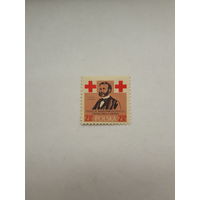 Марки польша (Лауреат Нобелевской премии Мира1901 А. Дунант)