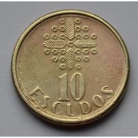 Португалия, 10 эскудо 1990 г.