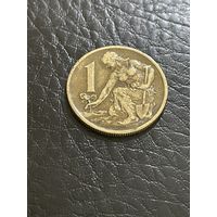 Чехославия 1 крона 1969