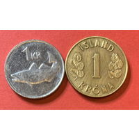 Исландия 2 монеты