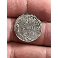 3 гроша 1596 R3 редкая позиция! Познань