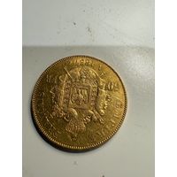 50 франков 1857 золото