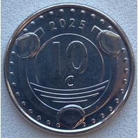 Кюрасао (Автономия в составе Нидерландов) 10 центов 2025 г.
