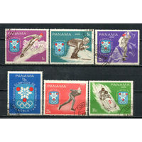 Панама - 1968 - Зимние Олимпийские игры - [Mi. 1046-1051] - полная серия - 6 марок. Гашеные.  (Лот 83HG)-T41P34