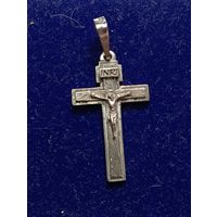 Серебряный крестик , 925 проба .