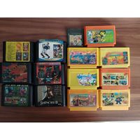 Картриджи Sega Mega Drive, NES/Famicom/Денди, Game Boy Color; одним лотом, с 1 рубля