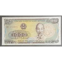Банкнота 1988 Вьетнам 1000 донгов. НЕ БЫЛА В ОБОРОТЕ.