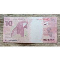 Werty71  Бразилия 10 реалов 2010 UNC банкнота