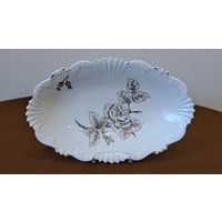 Конфетница / блюдо фарфор золочение ручная роспись K Kurmark Porzellan Германия