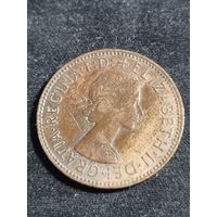 Великобритания 1\2 пенни 1958
