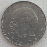Германия 2 марки 1965 г. D. Макс Планк