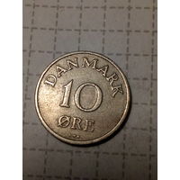 10 эре  Дания 1953 год