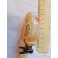 Ёлочная игрушка ПИНГВИН СССР на прищепке 0059