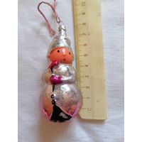 Ёлочная игрушка СНЕГОВИК СССР 0079