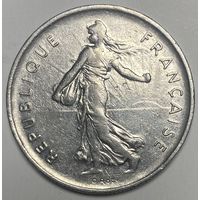 Монета 5 франков. 1970 год, Франция.