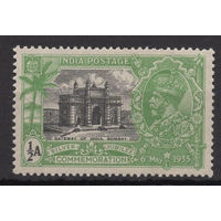 1935 Индия ** Юбилей, Георг V, Ворота в Бомбее, (Mi 138), Британские колонии