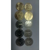 Полный комплект монет Таджикистана 2023 год состояние UNC