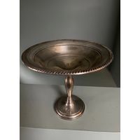 Конфетница серебрянная