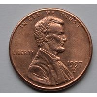 США, 1 цент 1997 г. D