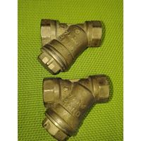 Фильтр ДУ-15. Латунь. Устанавливается перед счётчиками воды.