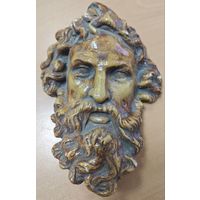 Барельеф настенный Зевс. Гипсоподобный материал. 20x14см