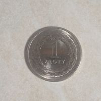 1 злотый 2023 Польша.