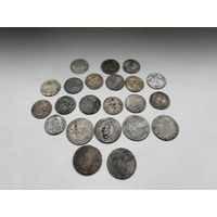 Лот серебренных монет Речи Посполитой