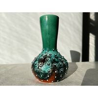 Ваза обливная керамика ГДР 15x10cm