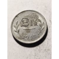 Бельгия 2 франка 1944