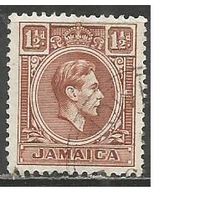 Ямайка. Король Георг VI. 1938г. Mi#122.