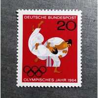 Марка Германия 1964 год Олимпийские игры