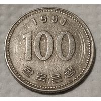 Южная Корея 100 вон, 1991 (1-10-143)