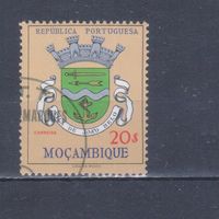[1490] Португальский Мозамбик 1961. Герб города. Гашеная марка.