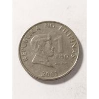 Филиппины 1 писо 2001