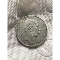 Юбилейный талер 1867 мекленбург шверин, сохран! очень редкий !!