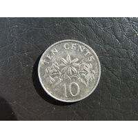 Сингапур 10 центов, 1990. С 20 копеек. Распродажа коллекции. Смотрите другие лоты.