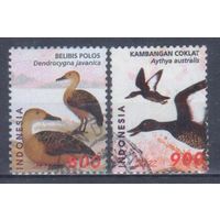 [737] Индонезия 2000. Фауна.Птицы.Утки. Гашеная серия.