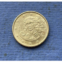 Италия 10 евроцентов 2018