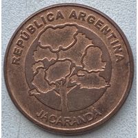 Аргентина 1 песо 2017 г.